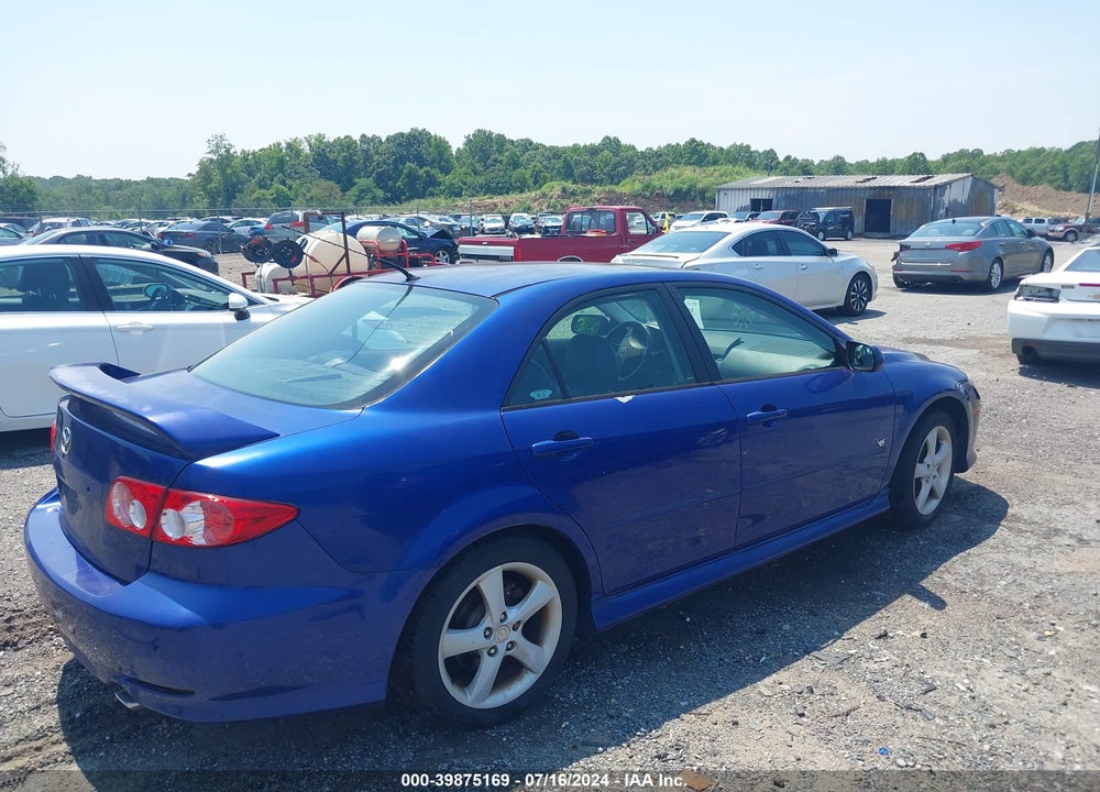 2005 MAZDA 6 S SPORT VIN: 1YVHP80D755M13862