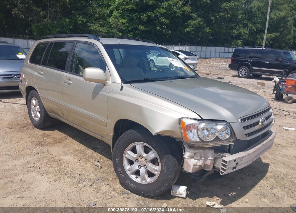 2003 TOYOTA HIGHLANDER VIN: JTEGF21A230113710