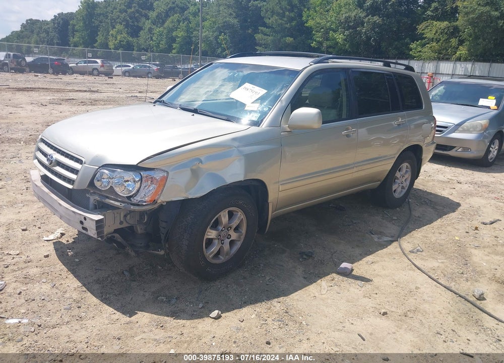 2003 TOYOTA HIGHLANDER VIN: JTEGF21A230113710