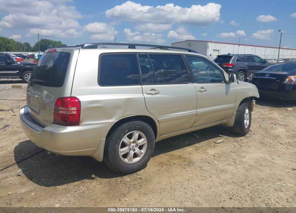 2003 TOYOTA HIGHLANDER VIN: JTEGF21A230113710