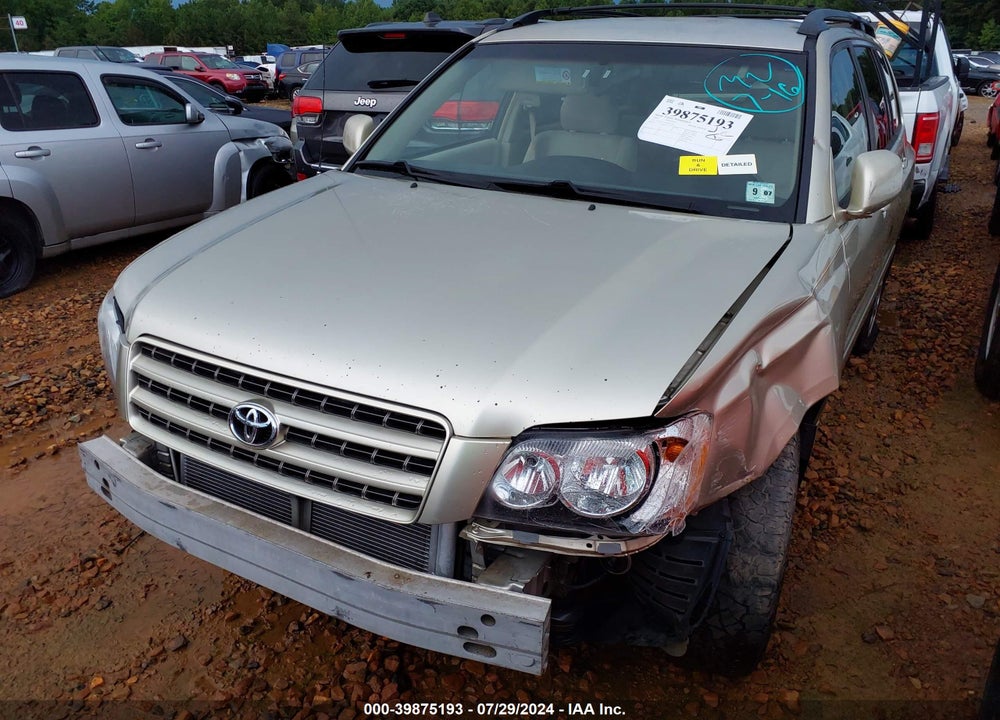 2003 TOYOTA HIGHLANDER VIN: JTEGF21A230113710