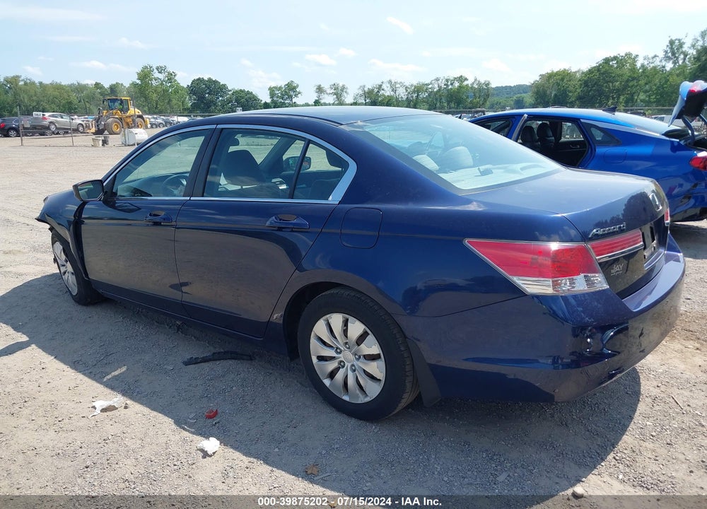 2012 HONDA ACCORD 2.4 LX VIN: 1HGCP2F35CA007760
