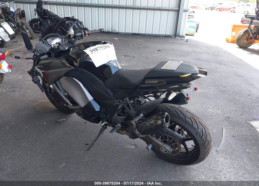 2012 KAWASAKI ZX1000 G VIN: JKAZXCG14CA014575