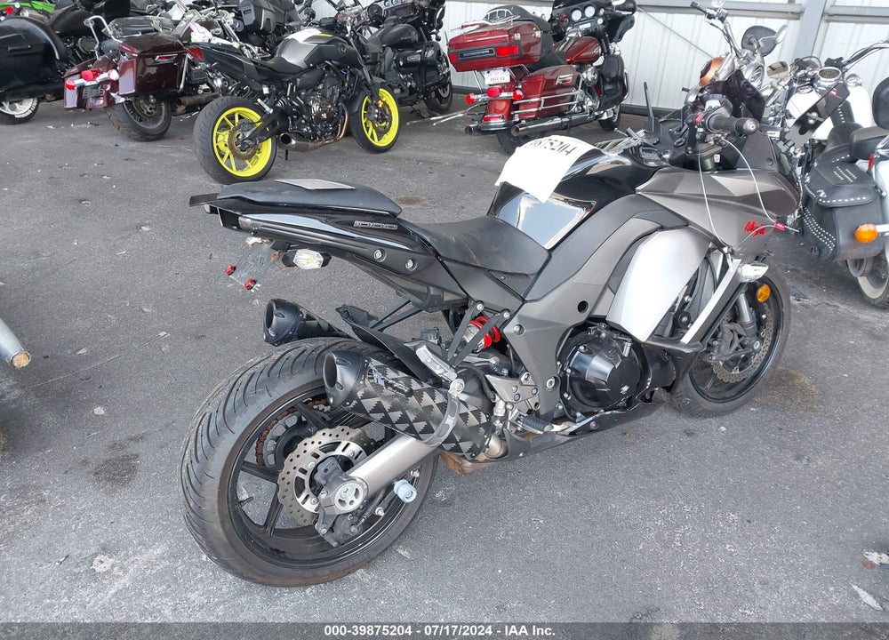 2012 KAWASAKI ZX1000 G VIN: JKAZXCG14CA014575