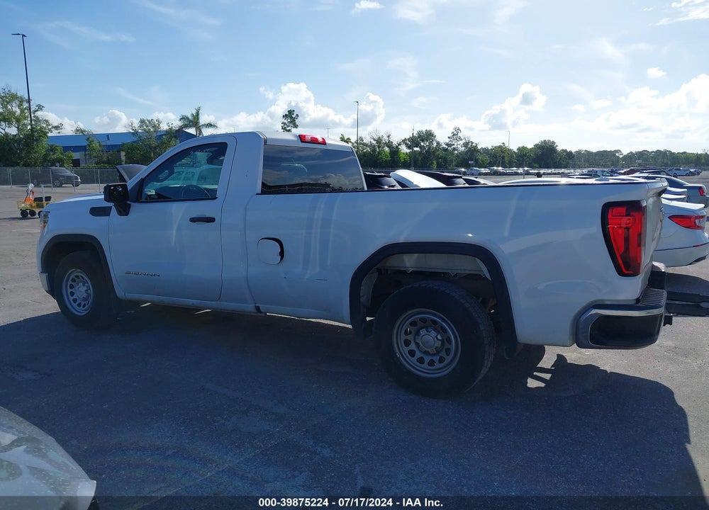 2022 GMC SIERRA 1500 LIMITED 2WD REGULAR CAB LONG BOX PRO VIN: 3GTN8AED8NG187717