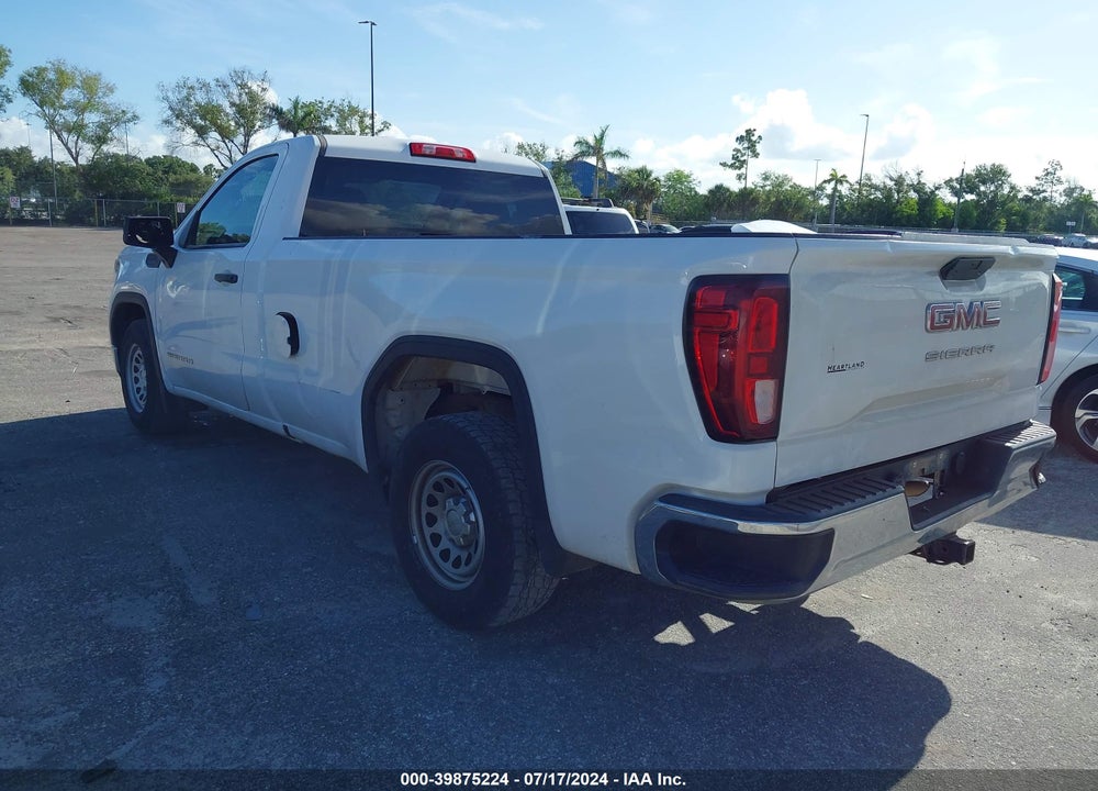 2022 GMC SIERRA 1500 LIMITED 2WD REGULAR CAB LONG BOX PRO VIN: 3GTN8AED8NG187717