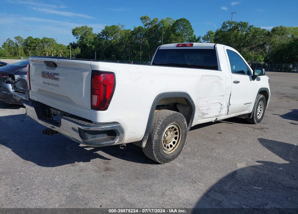 2022 GMC SIERRA 1500 LIMITED 2WD REGULAR CAB LONG BOX PRO VIN: 3GTN8AED8NG187717