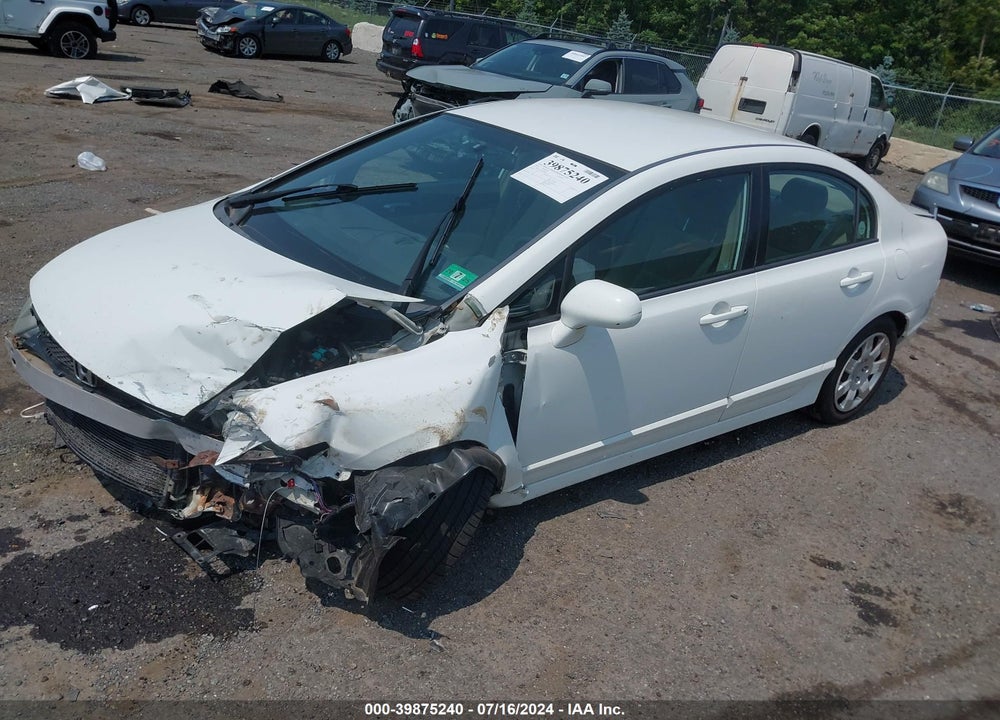 2010 HONDA CIVIC LX VIN: 2HGFA1F50AH568943