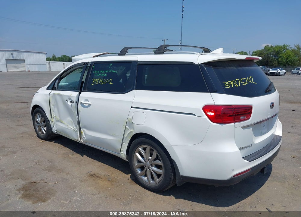 2019 KIA SEDONA EX VIN: KNDMB5C1XK6535480