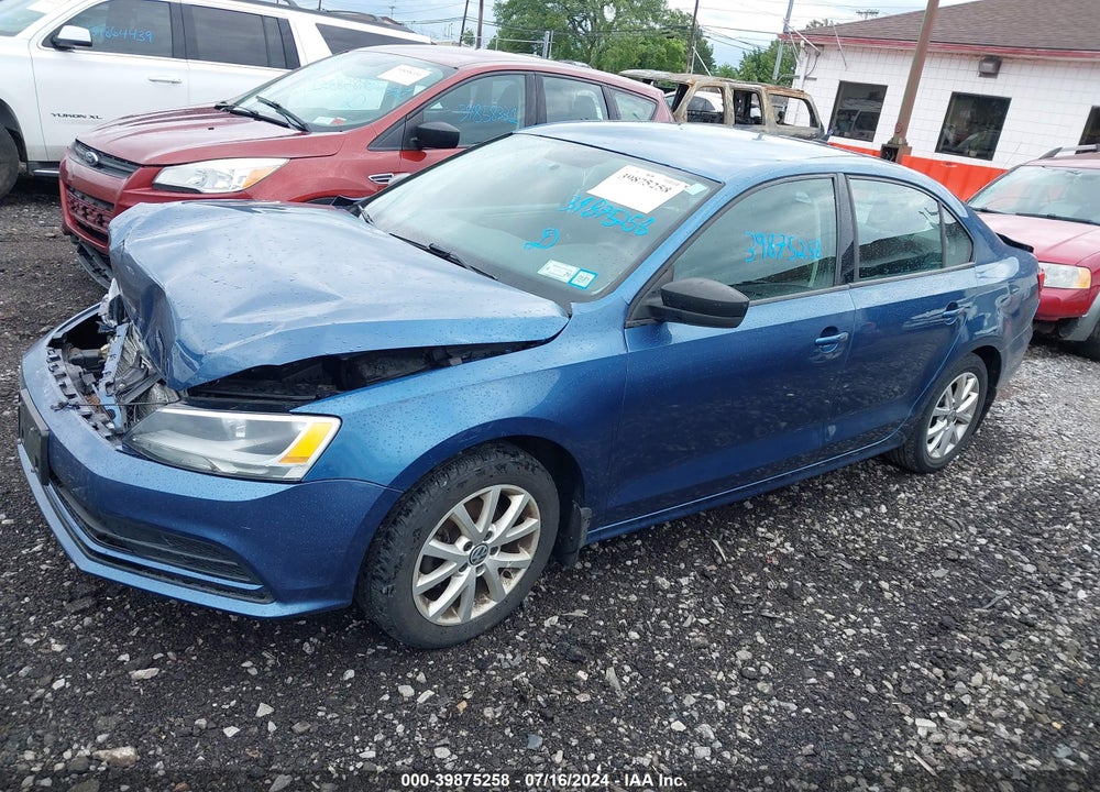 2015 VOLKSWAGEN JETTA 1.8T SE VIN: 3VWD17AJ8FM315145