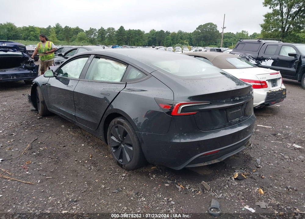 2024 TESLA MODEL 3 REAR-WHEEL DRIVE VIN: 5YJ3E1EA8RF735099