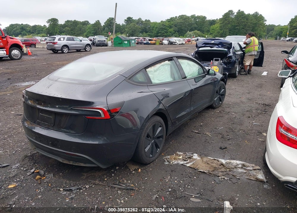 2024 TESLA MODEL 3 REAR-WHEEL DRIVE VIN: 5YJ3E1EA8RF735099