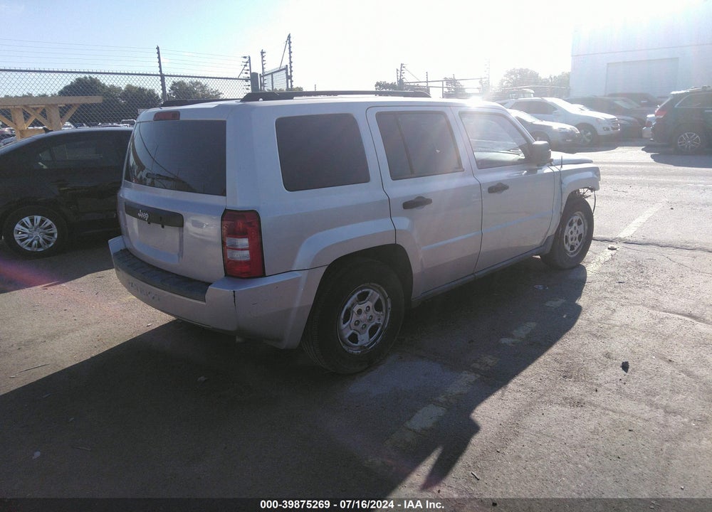 2009 JEEP PATRIOT SPORT VIN: 1J4FT28B29D123012