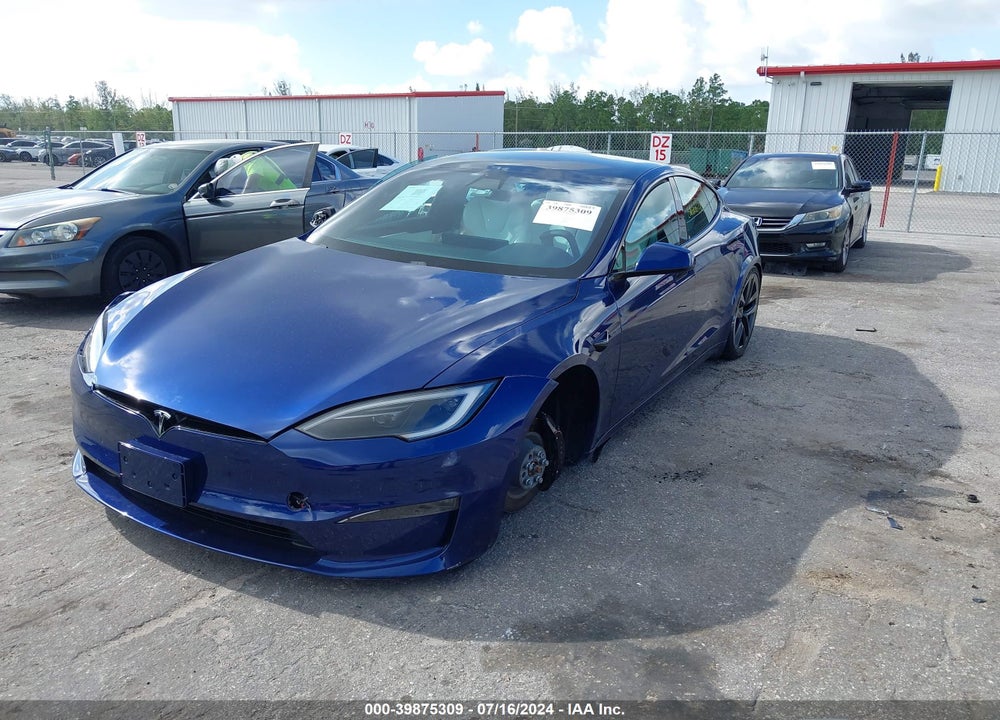 2022 TESLA MODEL S DUAL MOTOR ALL-WHEEL DRIVE VIN: 5YJSA1E56NF490615