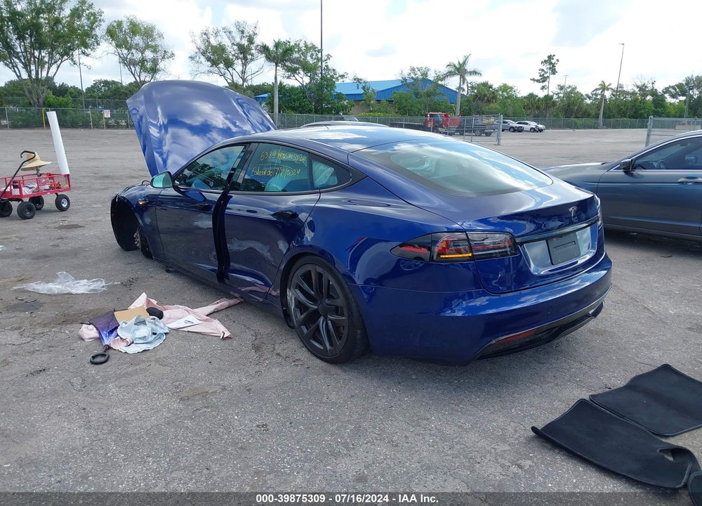 2022 TESLA MODEL S DUAL MOTOR ALL-WHEEL DRIVE VIN: 5YJSA1E56NF490615