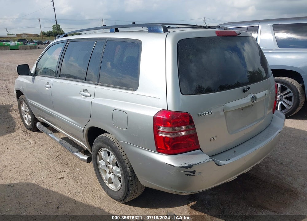 2002 TOYOTA HIGHLANDER V6 VIN: JTEGF21A820040311
