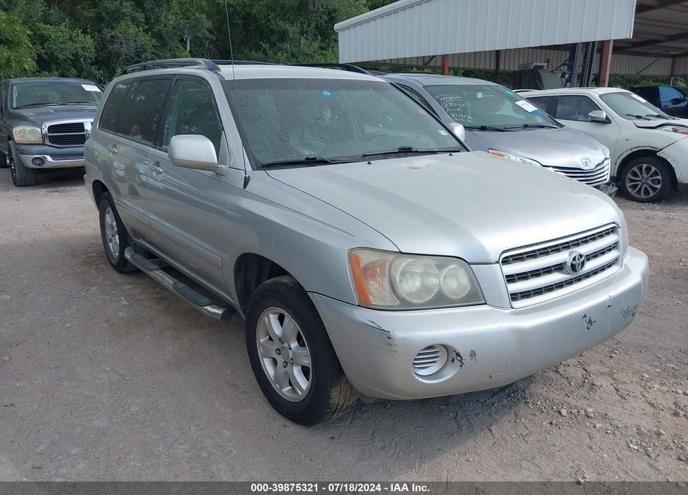 2002 TOYOTA HIGHLANDER V6 VIN: JTEGF21A820040311