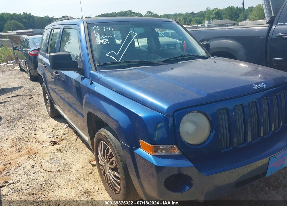 2009 JEEP PATRIOT SPORT VIN: 1J4FT28A09D122495