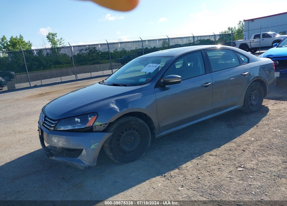 2015 VOLKSWAGEN PASSAT 1.8T S VIN: 1VWAT7A3XFC042127