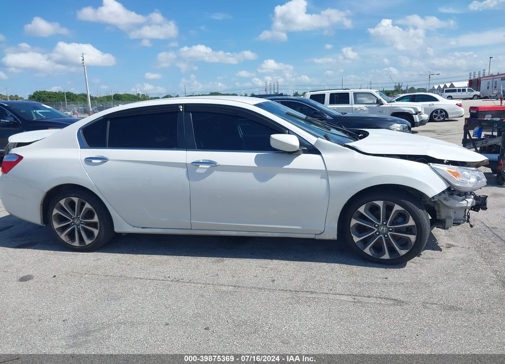 2015 HONDA ACCORD SPORT VIN: 1HGCR2F57FA242192
