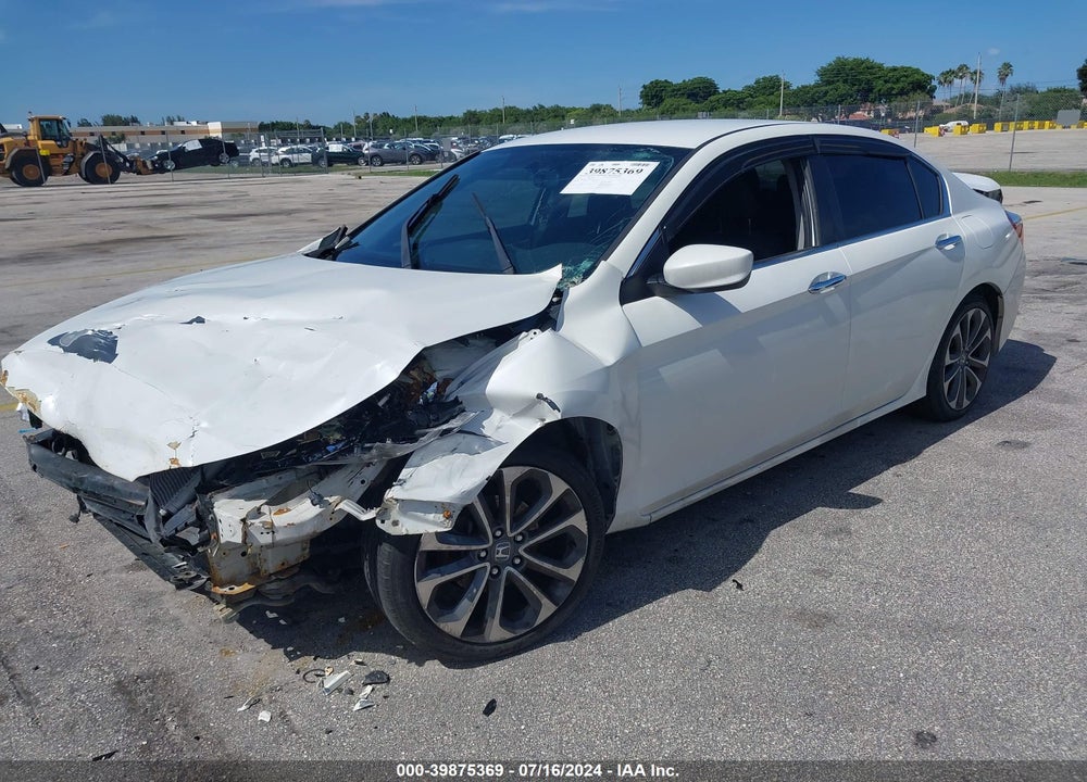 2015 HONDA ACCORD SPORT VIN: 1HGCR2F57FA242192