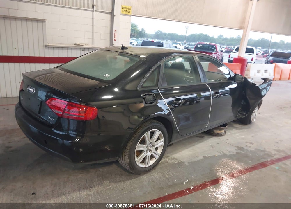 2011 AUDI A4 2.0T PREMIUM VIN: WAUAFAFL1BN051732