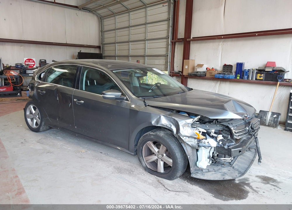 2013 VOLKSWAGEN PASSAT 2.5L SE VIN: 1VWBP7A3XDC111534