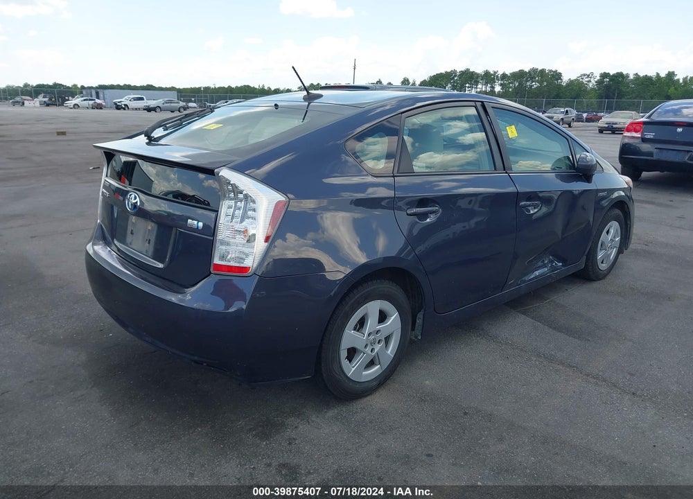 2010 TOYOTA PRIUS II VIN: JTDKN3DU5A0172731