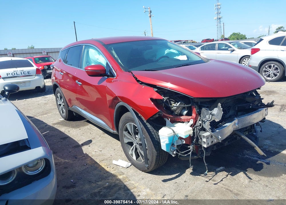 2019 NISSAN MURANO S VIN: 5N1AZ2MJXKN139501
