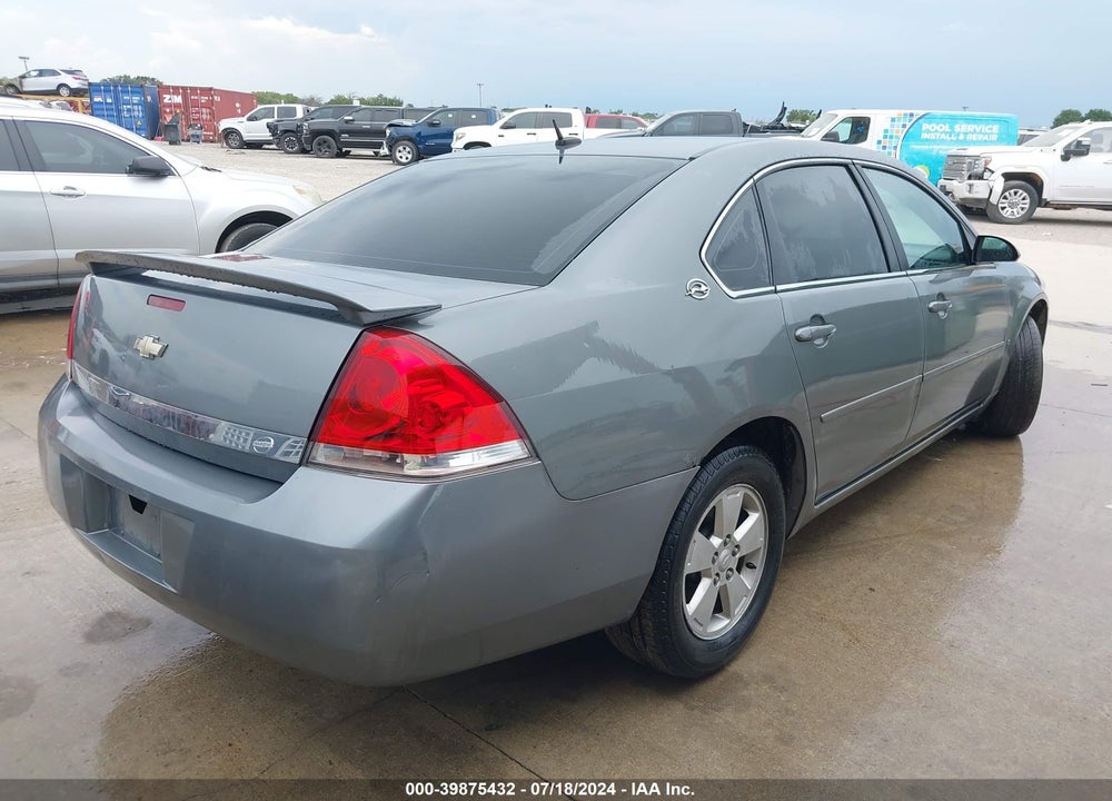 2008 CHEVROLET IMPALA LT VIN: 2G1WT58K281300149