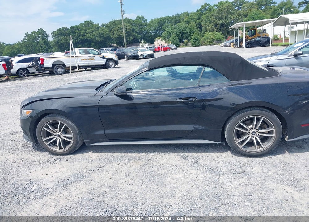 2016 FORD MUSTANG ECOBOOST PREMIUM VIN: 1FATP8UH4G5318651