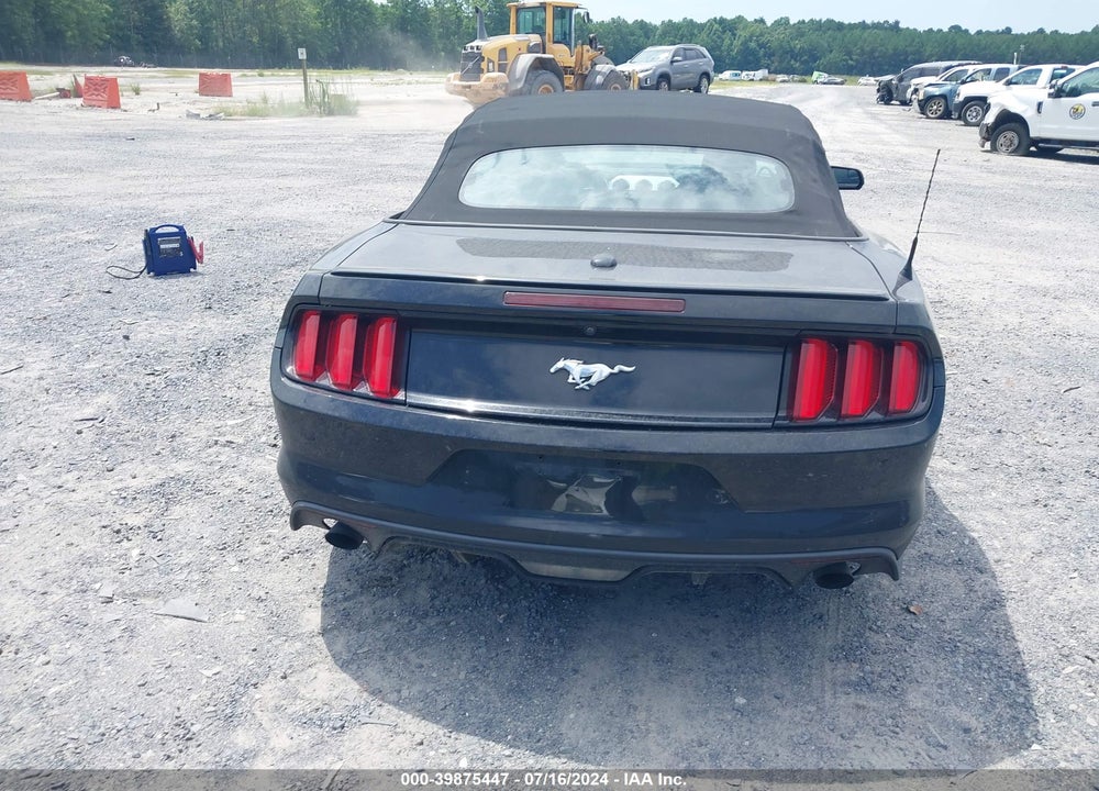 2016 FORD MUSTANG ECOBOOST PREMIUM VIN: 1FATP8UH4G5318651