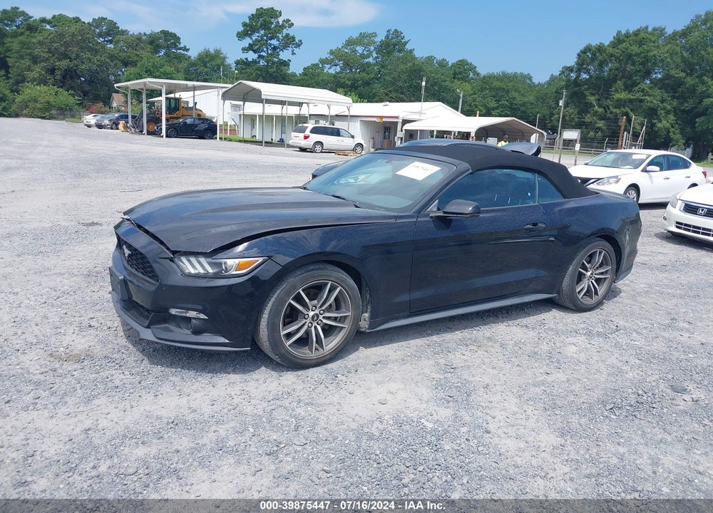 2016 FORD MUSTANG ECOBOOST PREMIUM VIN: 1FATP8UH4G5318651