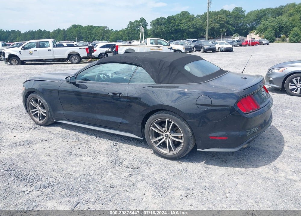2016 FORD MUSTANG ECOBOOST PREMIUM VIN: 1FATP8UH4G5318651