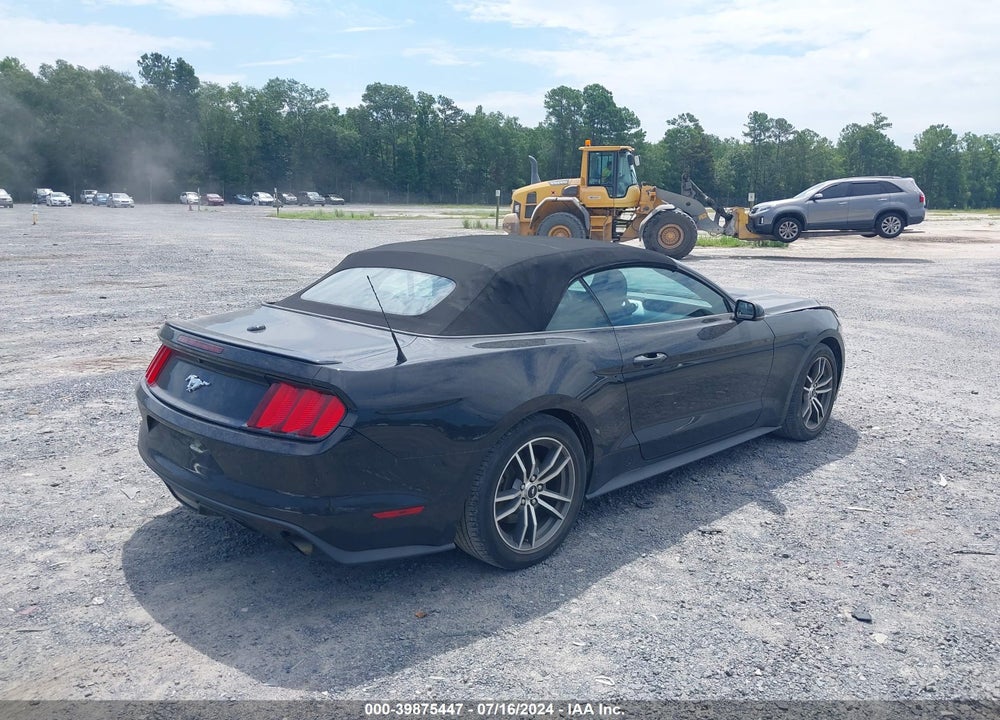 2016 FORD MUSTANG ECOBOOST PREMIUM VIN: 1FATP8UH4G5318651
