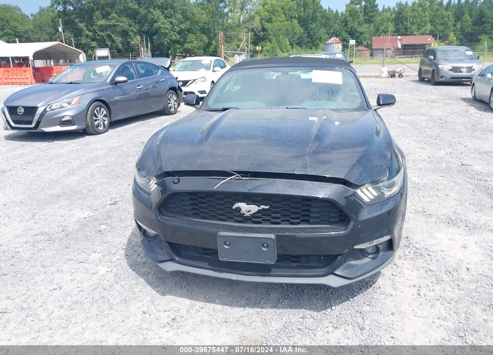 2016 FORD MUSTANG ECOBOOST PREMIUM VIN: 1FATP8UH4G5318651