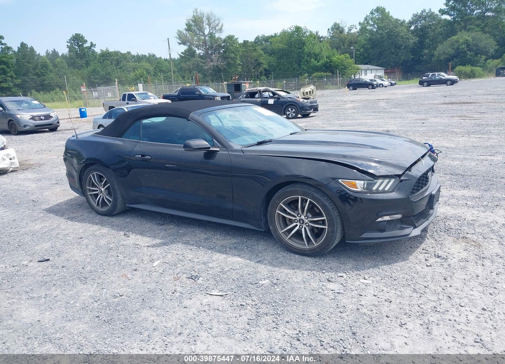 2016 FORD MUSTANG ECOBOOST PREMIUM VIN: 1FATP8UH4G5318651