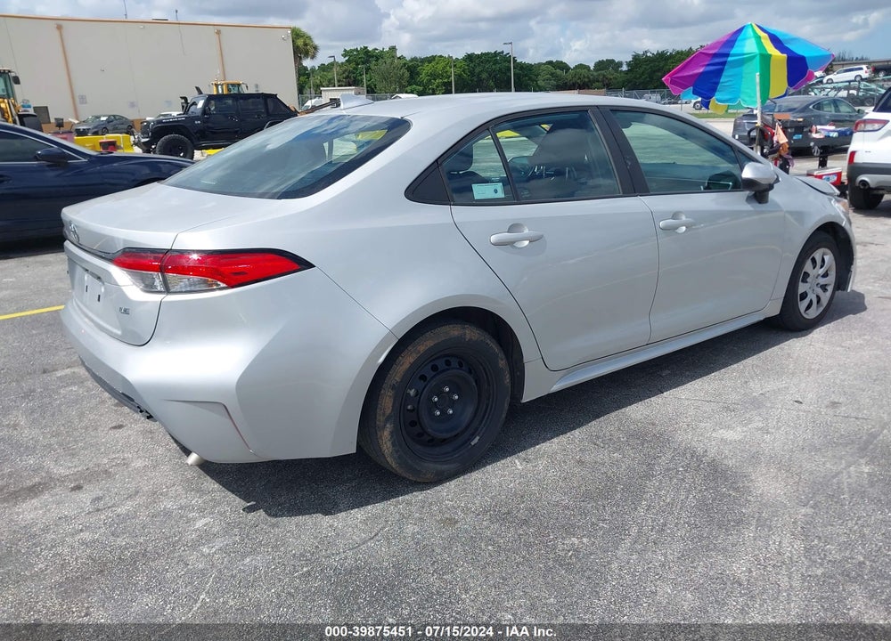 2021 TOYOTA COROLLA LE VIN: 5YFEPMAE8MP258006
