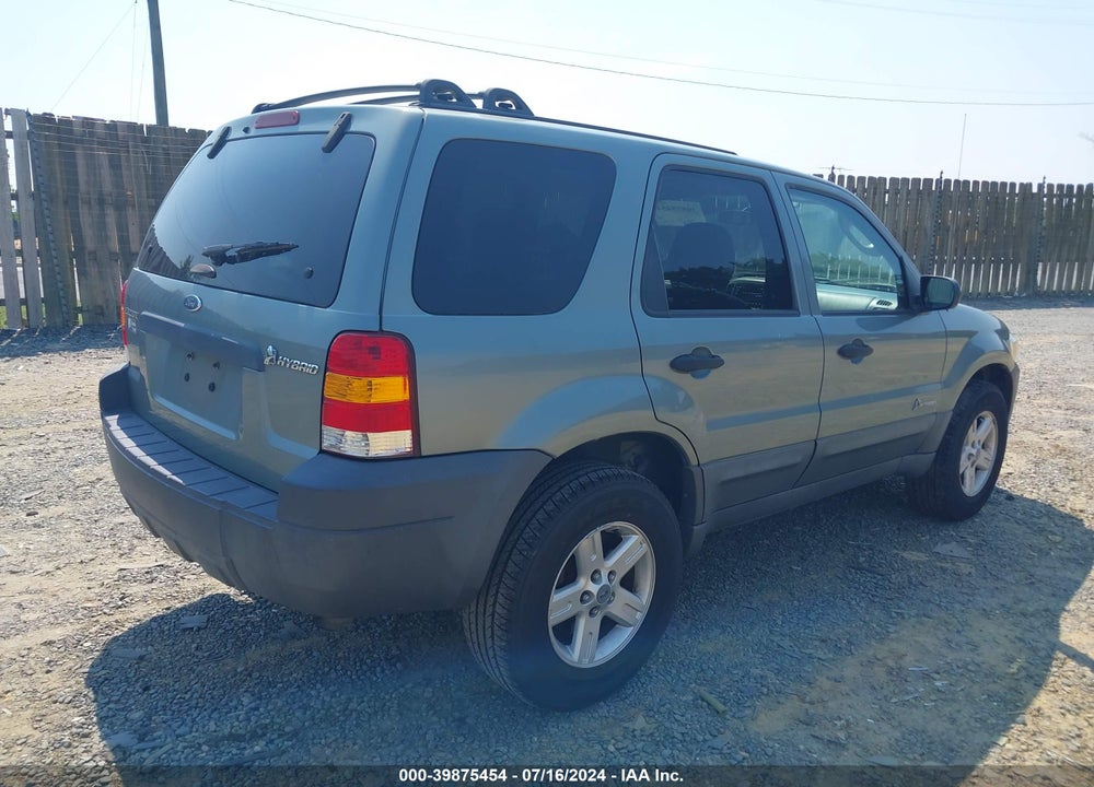 2006 FORD ESCAPE HYBRID VIN: 1FMCU95H16KB59199