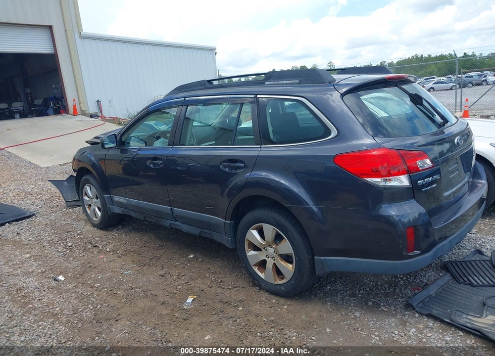 2012 SUBARU OUTBACK 2.5I VIN: 4S4BRBAC4C3277252