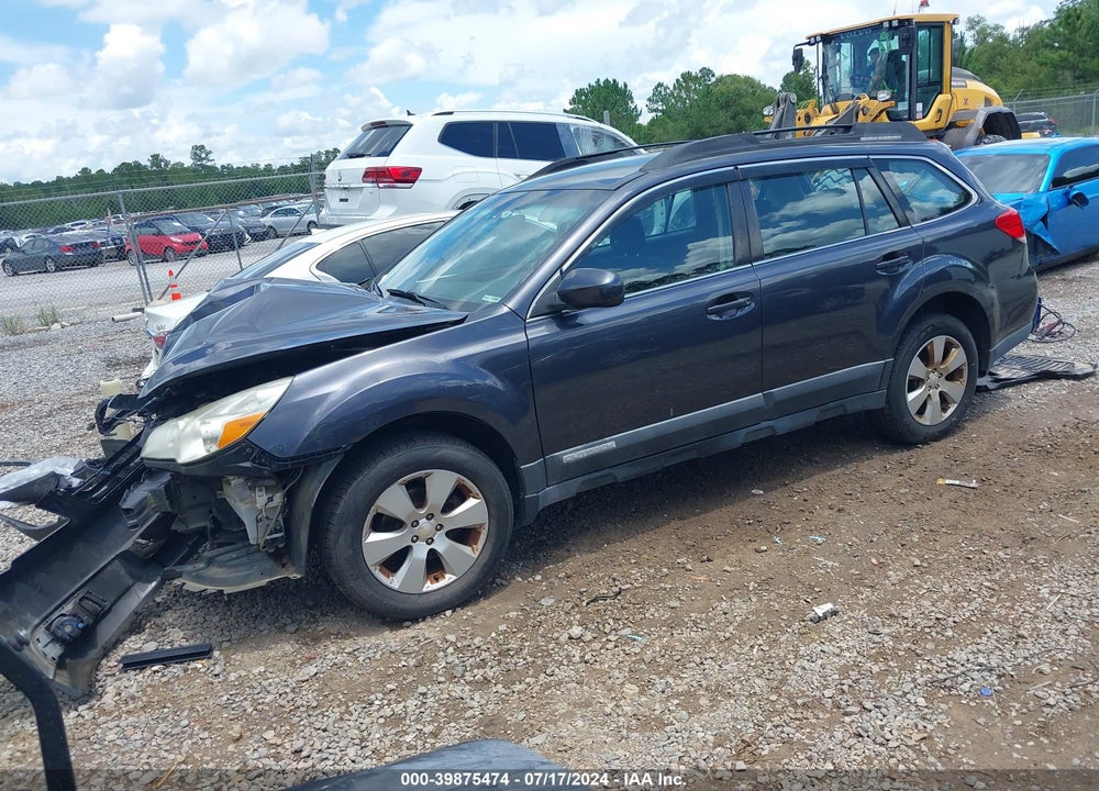 2012 SUBARU OUTBACK 2.5I VIN: 4S4BRBAC4C3277252