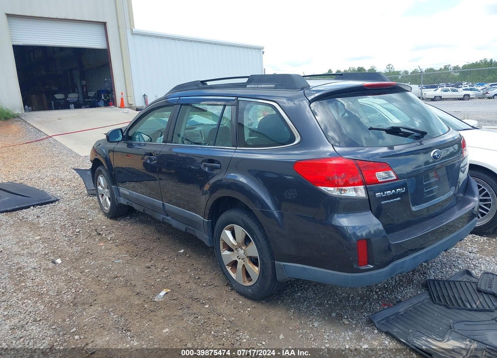 2012 SUBARU OUTBACK 2.5I VIN: 4S4BRBAC4C3277252