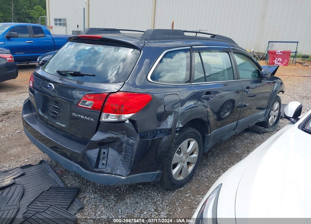 2012 SUBARU OUTBACK 2.5I VIN: 4S4BRBAC4C3277252