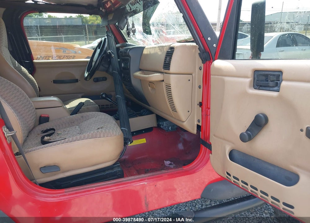 2000 JEEP WRANGLER SPORT VIN: 1J4FA49S5YP717557