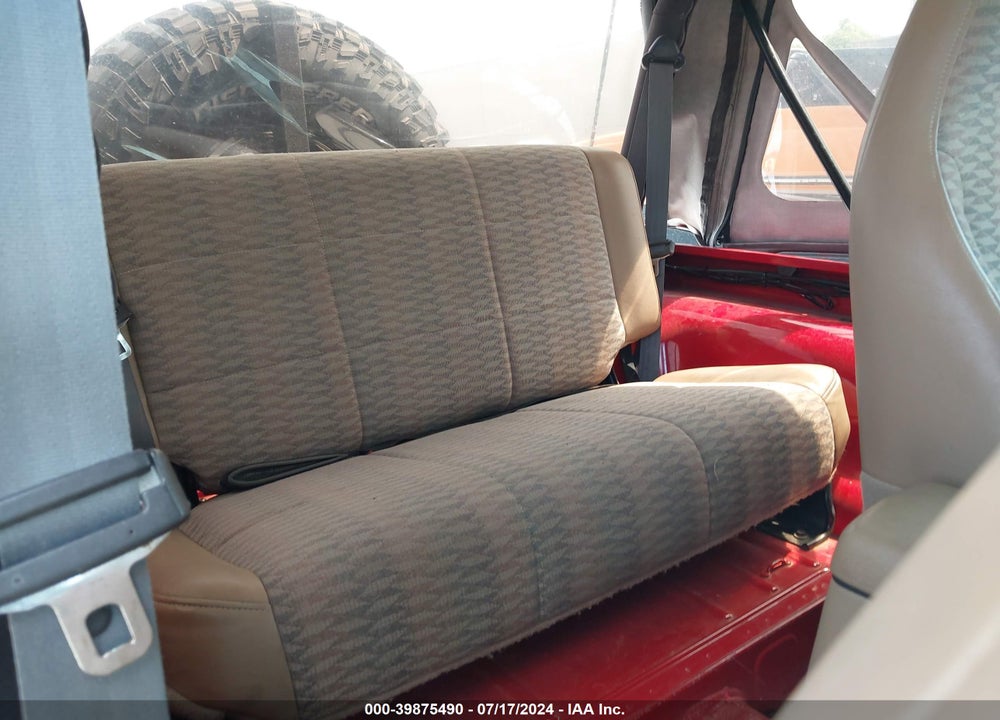 2000 JEEP WRANGLER SPORT VIN: 1J4FA49S5YP717557