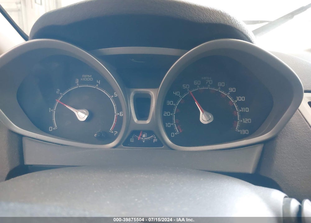 2012 FORD FIESTA SE VIN: 3FADP4EJ7CM112548