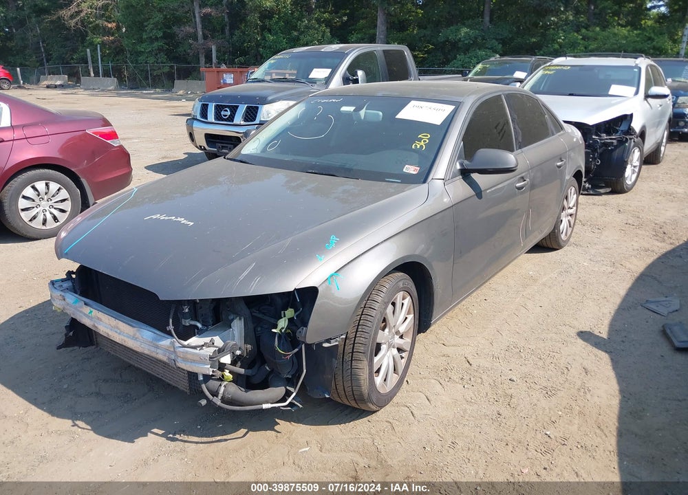 2014 AUDI A4 2.0T PREMIUM VIN: WAUAFAFL5EN025056