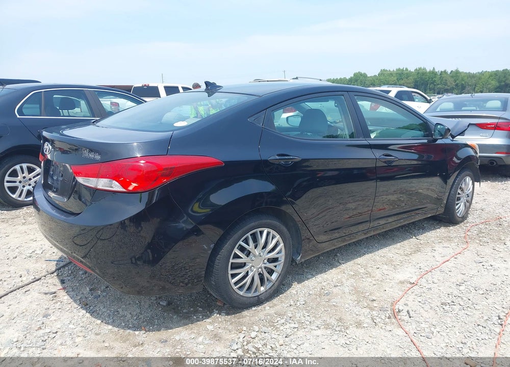 2012 HYUNDAI ELANTRA GLS (ULSAN PLANT) VIN: KMHDH4AE8CU270372