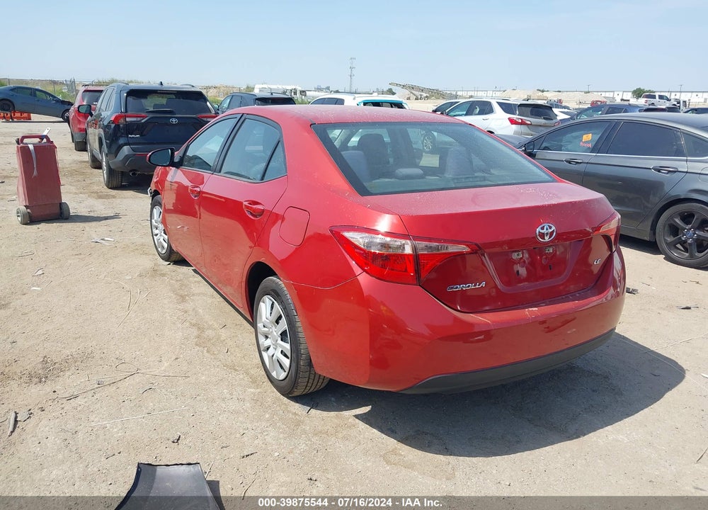 2017 TOYOTA COROLLA LE VIN: 5YFBURHE2HP650516