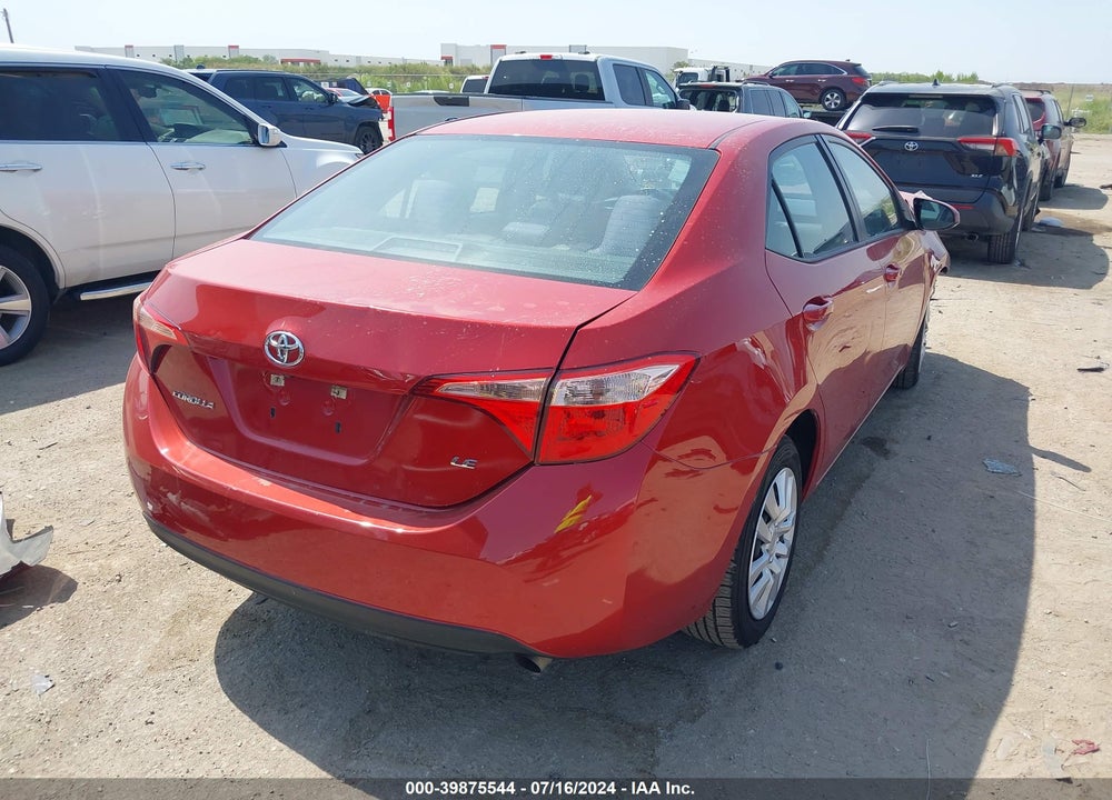 2017 TOYOTA COROLLA LE VIN: 5YFBURHE2HP650516